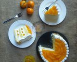 Gambar langkah 18 resipi Mandarin Orange Cream Cheese Cake.