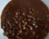 عکس مرحله 2 از دستور خوراک لوبیا چیتی با قارچ