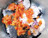 A picture of step 2 of Catfish peppersoup.