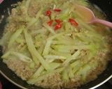 Foto langkah ke 4 dari resep Tumis Ebi Labu Siam.