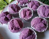 Foto langkah ke 4 dari resep Bolu Kukus Ubi ungu.