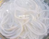 Hình bước làm 1 của món Mứt dừa tứ sắc