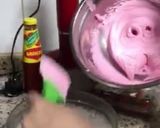 A picture of step 4 of Jhat pat Strawberry cheese cream dessert Ramdan special.
