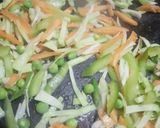 A picture of step 2 of Maggi Veggies Soup.