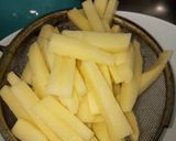 Foto del paso 5 de la receta: Pechugas de Pollo Empanizadas con Papas Fritas. Day