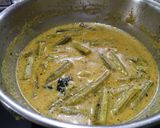 A picture of step 4 of Drumstick Curry/Murungakkai Mor Kuzhambu.