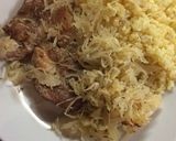Káposztás tepsis tarja recept fázis 5 fotója