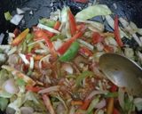 A picture of step 5 of Spicy Schezwan Fried Rice 🍚🍛.