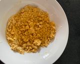 A picture of step 3 of Roasted Gram Ladoo.