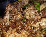 A picture of step 7 of Chicken Koyla kadhai.