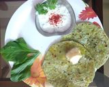 ગોબી પાલક પનીર પરાઠા રેસીપી સ્ટેપ2ફોટો