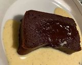 Une image de l'étape 6 de Cake🍰 chocolat noir🍫 et sa crème anglaise🍧.