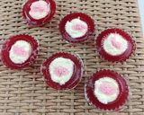 Foto langkah ke 4 dari resep Pudding Red Velvet.