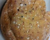 A picture of step 1 of Wheat and Peanut Mathri.