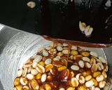 A picture of step 5 of Peanut and Gur Chikki.