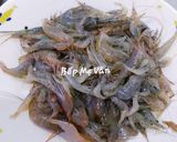 Hình bước làm 1 của món Cá lòng tong và tôm sông kho khô