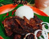 Gambar langkah 7 resipi Kambing bakar.