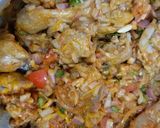 A picture of step 2 of Sindhi Seyal chicken.