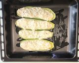 Foto del paso 5 de la receta: Calabacines rellenos de Jamón y queso azul