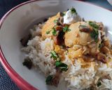 Csirkepörkölt pirított gombával recept fázis 7 fotója