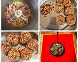 A picture of step 3 of Sugar Free dryfruit ladoo.