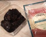 Baconbe göngyölt aszalt szilva falatkák recept fázis 1 fotója