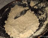 A picture of step 1 of Wheat and Coconut Ladoo.
