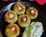 A picture of step 6 of Sweet potato cutlet with cucumber raita.
