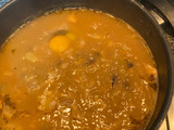 Sopa surtido de mariscos