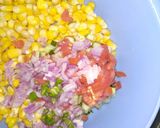 A picture of step 3 of Dil-Fill Corn Chaat.