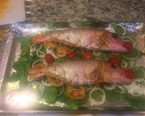 Foto del paso 4 de la receta: Pargo relleno al horno