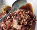 Hình bước làm 1 của món Đọt su su xào bò