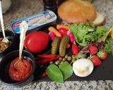 Une image de l'étape 1 de Pan bagnat a ma facon🌶️🥪.