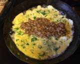 Natto omelet recipe step 4 photo