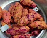 A picture of step 2 of Beetroot Muthiya.