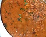 A picture of step 7 of Punjabi Rajma masala.