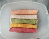 A picture of step 17 of Tortilla (Natural colours) and Pinwheels.