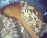 รูปขั้นตอนการทำที่ 3 ของ เต้าหู้ไข่ย่างผัดโต้เหมี่ยวหมูสับ
