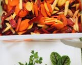 Halloween-Apfel- Möhrensalat🍎🥕 Rezeptschritt 4 Foto