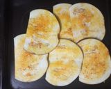 A picture of step 10 of Paneer with grilled aubergine.