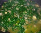 A picture of step 6 of Palak saag.