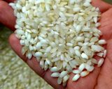 A picture of step 1 of Idli dosa batter Kerala style.