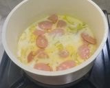Foto langkah ke 4 dari resep # 151 : Creamy Fettuccine Carbonara.