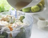 免烤纯素鳄梨開心果芝士蛋糕的食譜步驟30照片