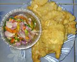 Foto langkah ke 5 dari resep Jamur Geprek Sambel Matah.
