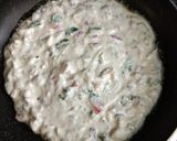 A picture of step 3 of Suji chilla.