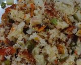 A picture of step 6 of #cook pad india#Vegetables Rava upuma with coconut chutney.#.
