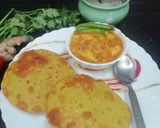 A picture of step 7 of Sooji ki poori.