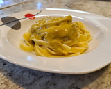 Foto del paso 7 de la receta: Tagliatelli al pesto rojo