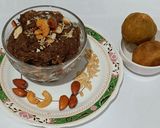A picture of step 7 of Chikoo Halwa.